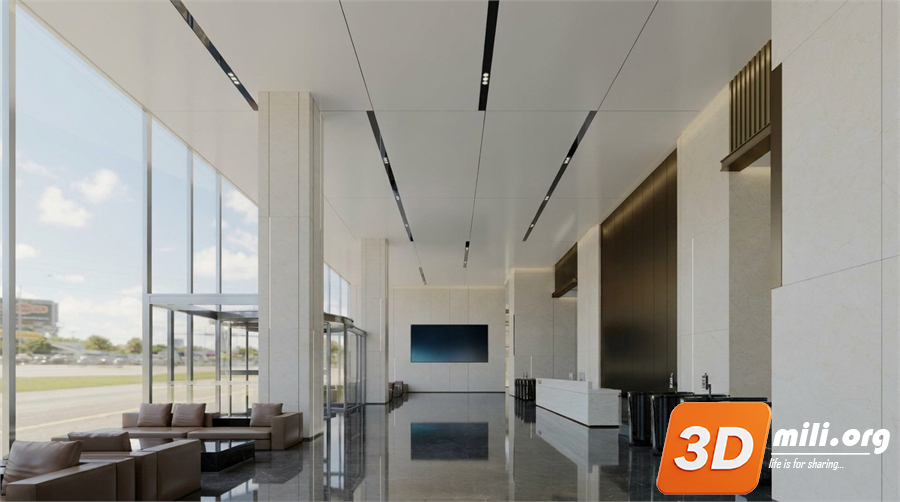 Lobby front desk Skp Files 